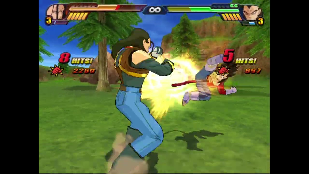 超１７号VSベジータ(CPU vs CPU)【DRAGON BALL Z Sparking! METEOR】