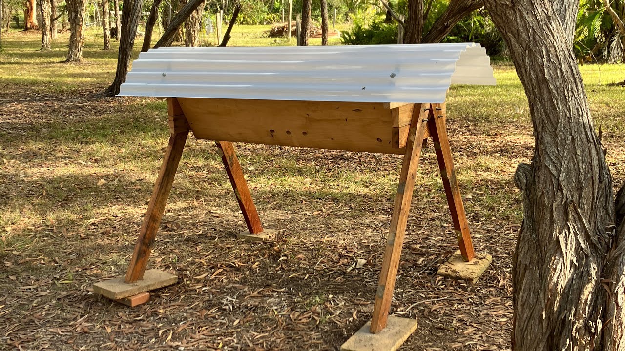 TopBar Bee Hive Split Natural Bee Keeping Kenyan TopBar Hive