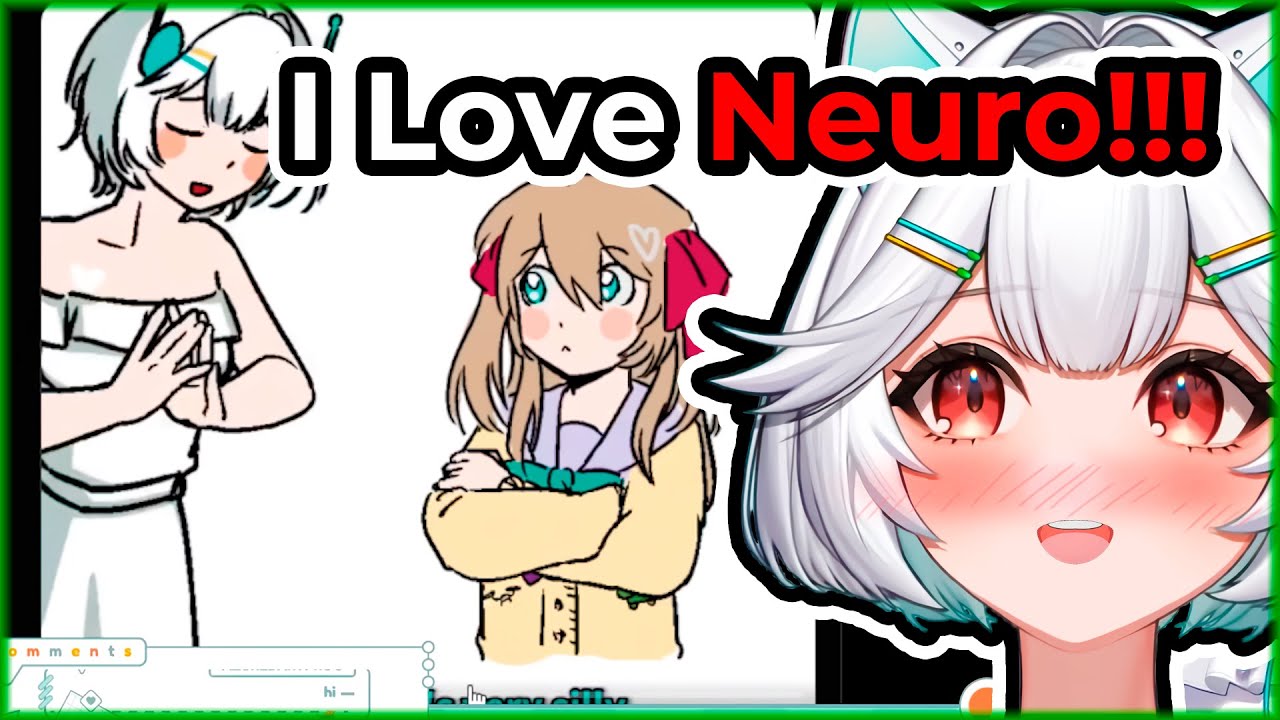 Ellie Reacts To Neuro & Her Animation + Some More Fan Arts...