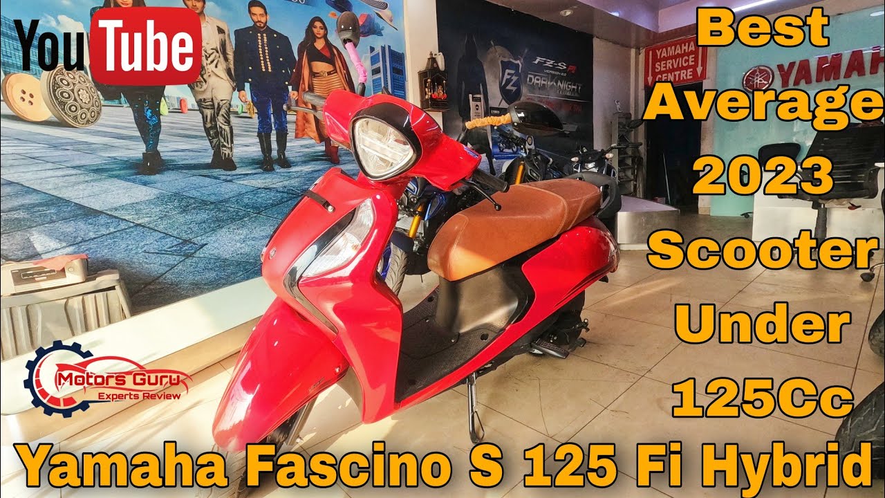 New 2023 Yamaha Fascino S 125 fi Hybrid Engine || Detailed Information Review by @Motorsguru 🤗🎉