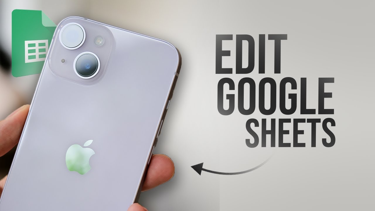 Как редактировать Google Таблицы на iPhone (урок)