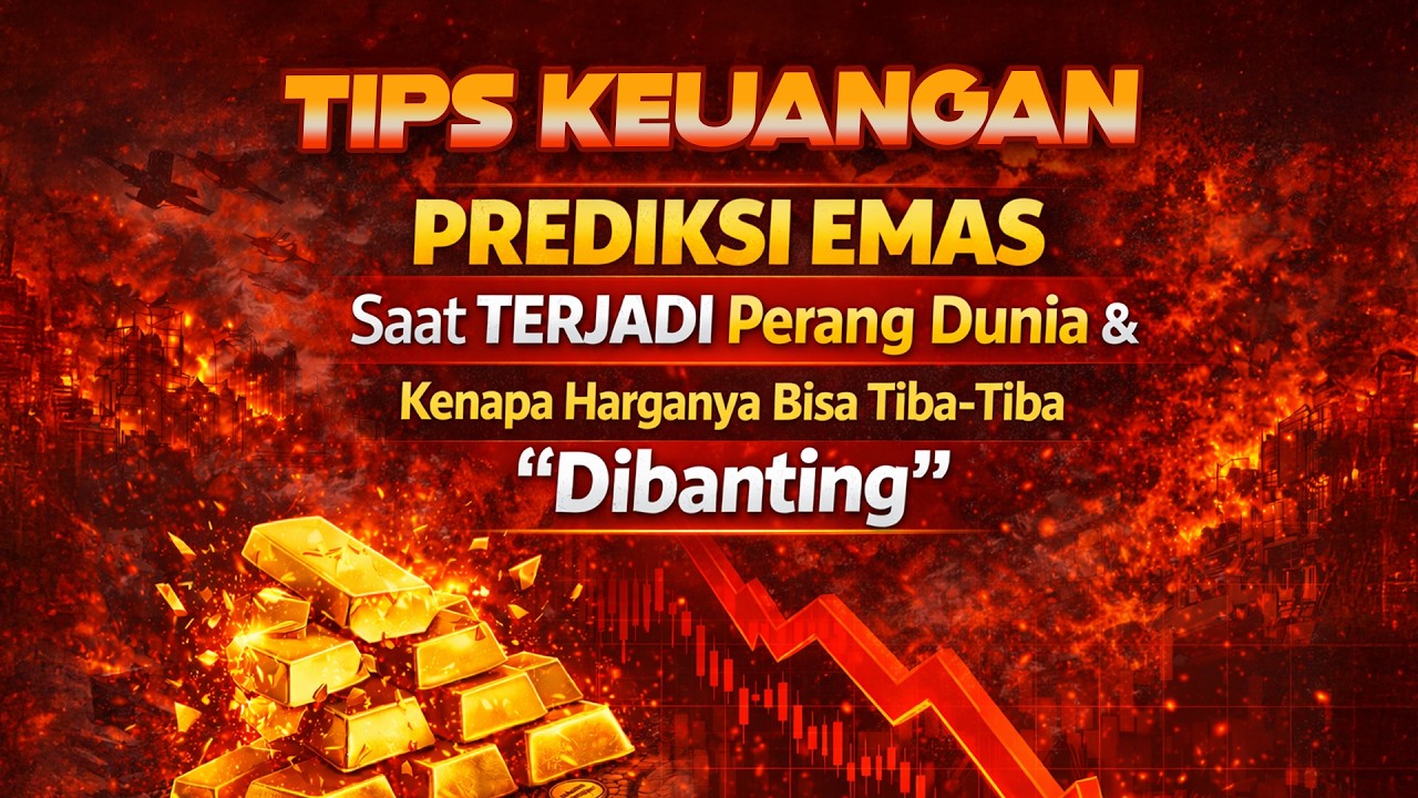 PREDIKSI EMAS Saat TERJADI Perang Dunia & Kenapa Harganya Bisa Tiba-Tiba TURUN ⁉️