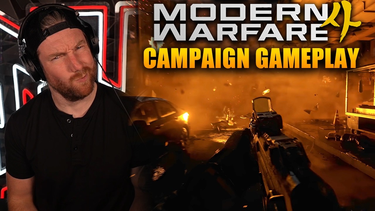 Первый геймплей кампании Modern Warfare 4!