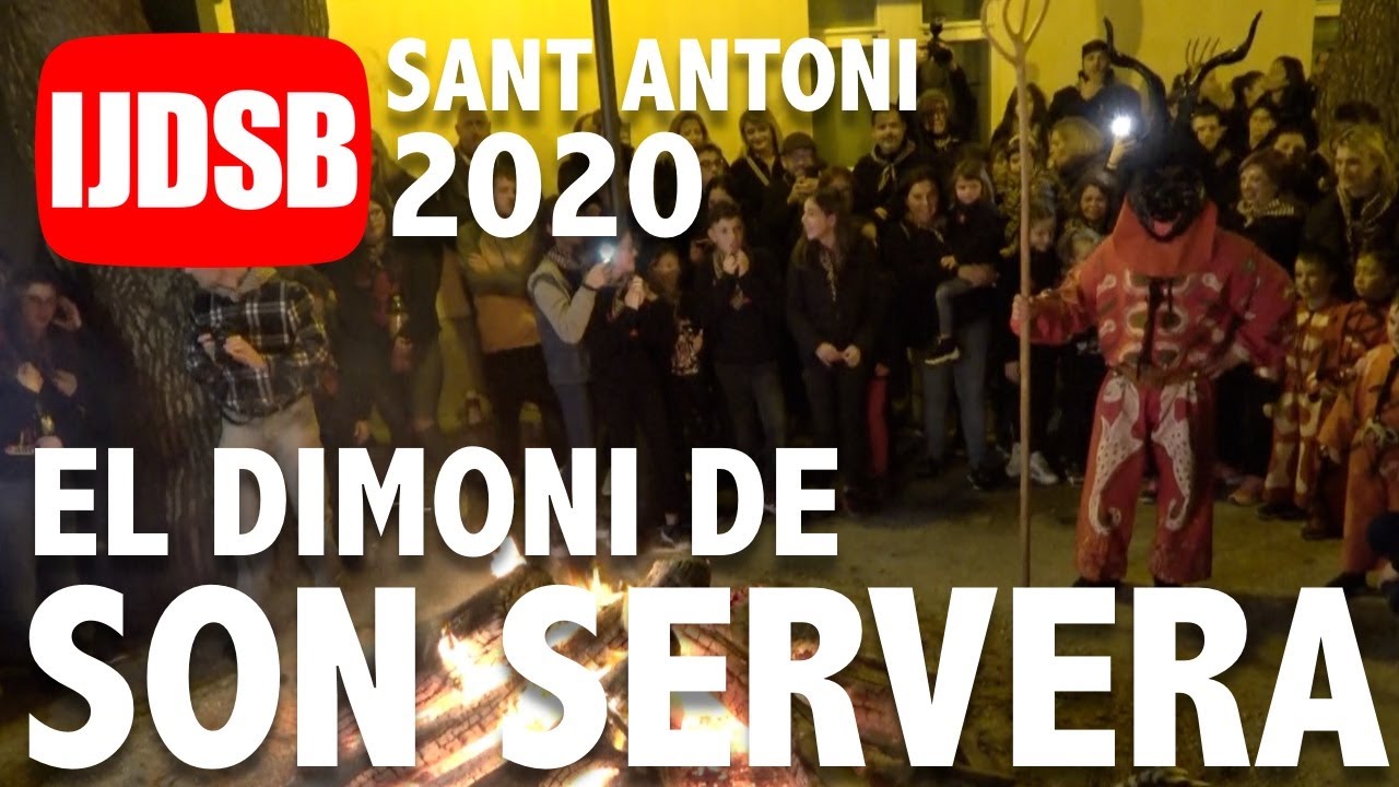 👺 Es DIMONI de SON SERVERA 👹 Sant ANTONI 2020 - BALL de DIMONI - FESTES DE MALLORCA