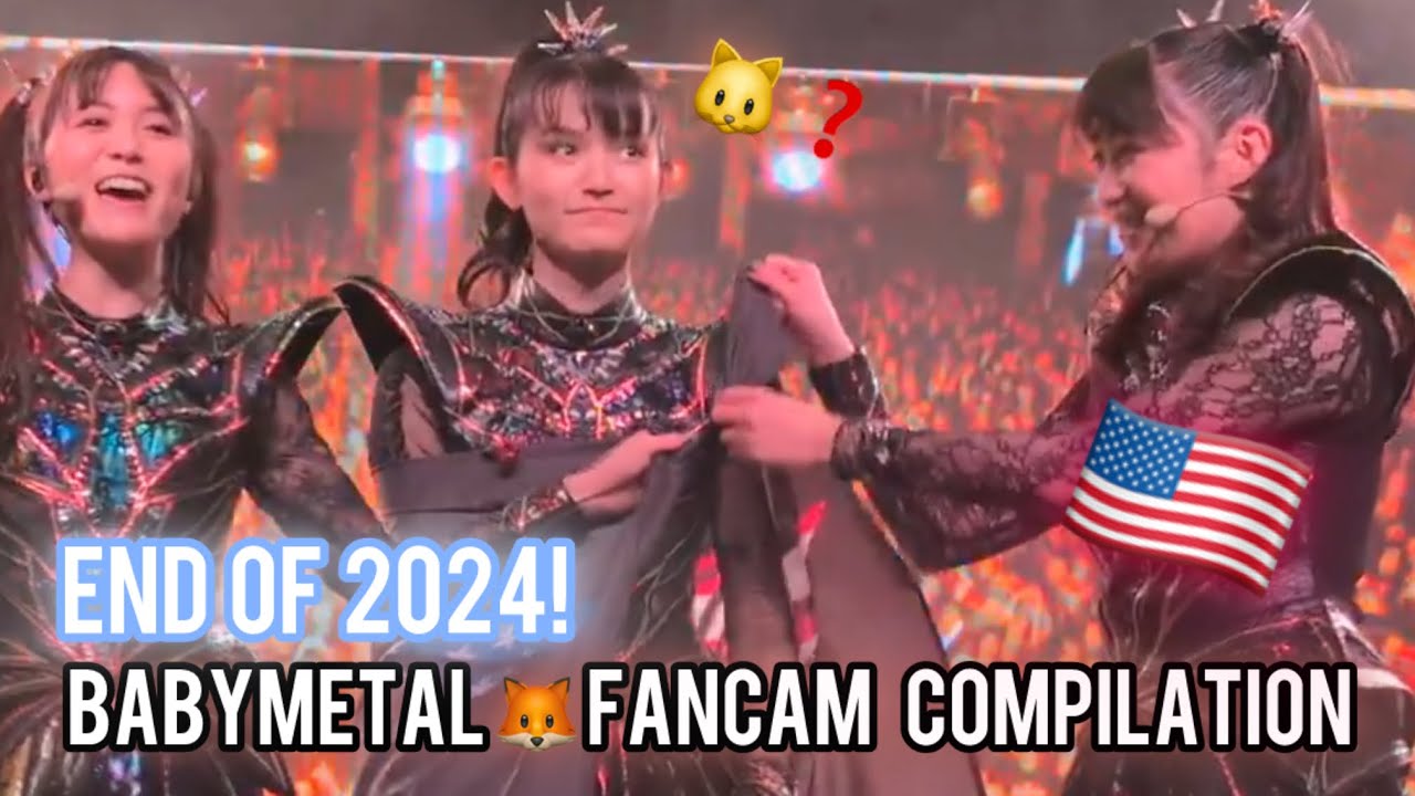 BABYMETAL🦊 - FANCAM compilation✈️  🇺🇸 TOUR🪩  (PART 2)