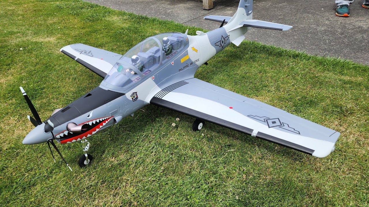 THE AVIOS SUPER TUCANO 1600mm  HOBBY KING. BEAUTIFUL SUNNY DAY FLIGHT  BY JOHN VHRC