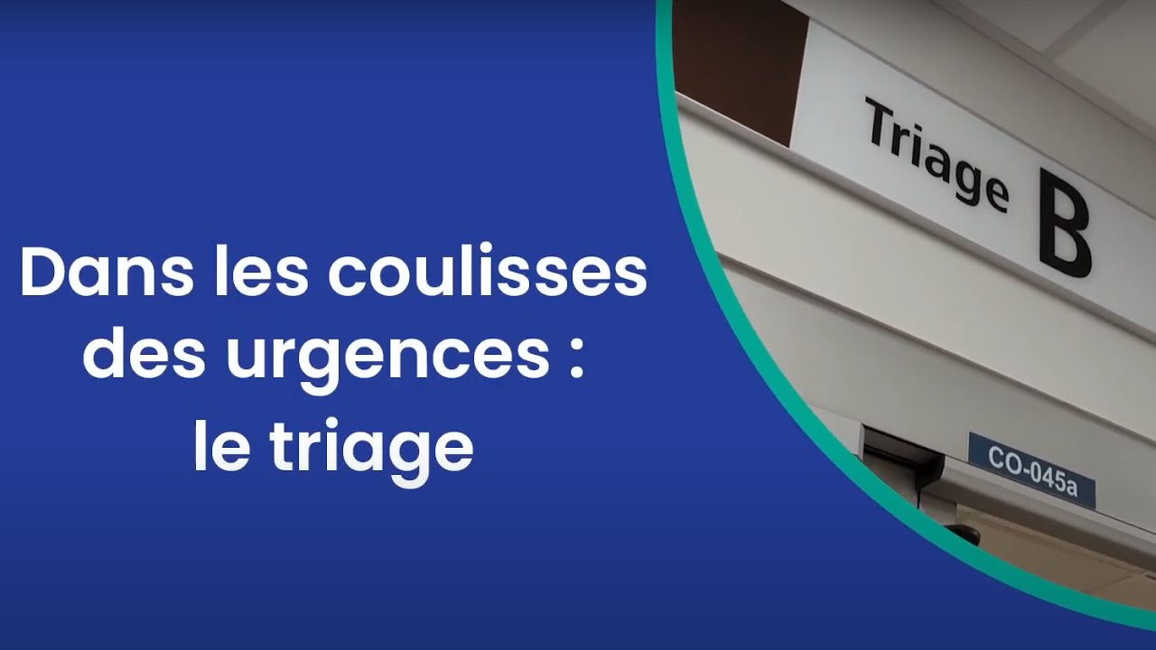 Dans les coulisses des urgences : le triage