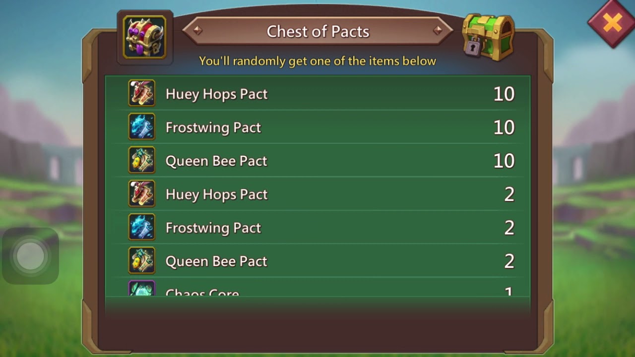 LORDS Mobile: Pact 5 Familiars from the Bargain Store(June 6, 2021)