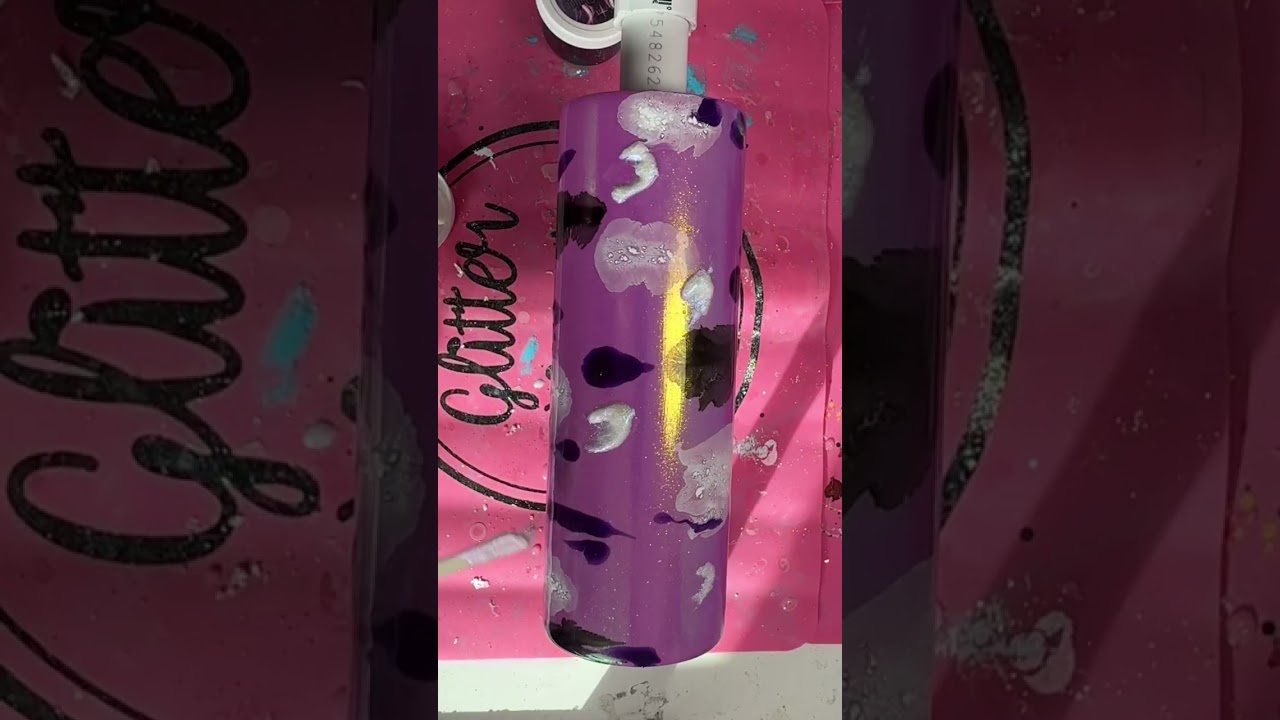 Пробую чернила и слюду CrystaLac.