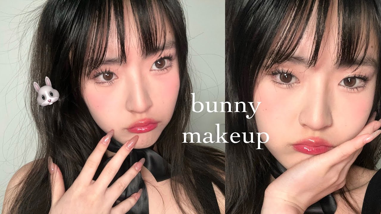 Урок макияжа кролика 🐰🎀🤍