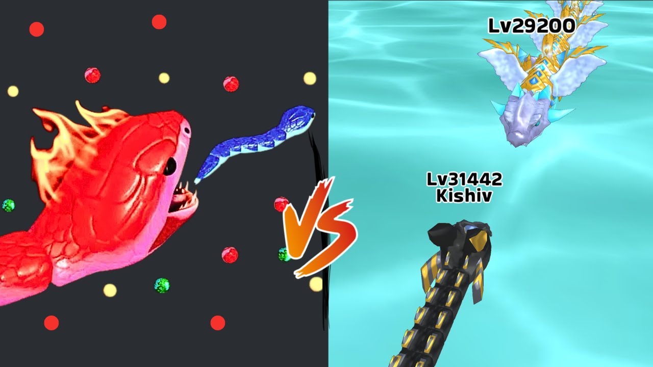 Snake Clash.IO:  Epic and Legend Snake VS Boss Fight #snakeclash #gamingvideos
