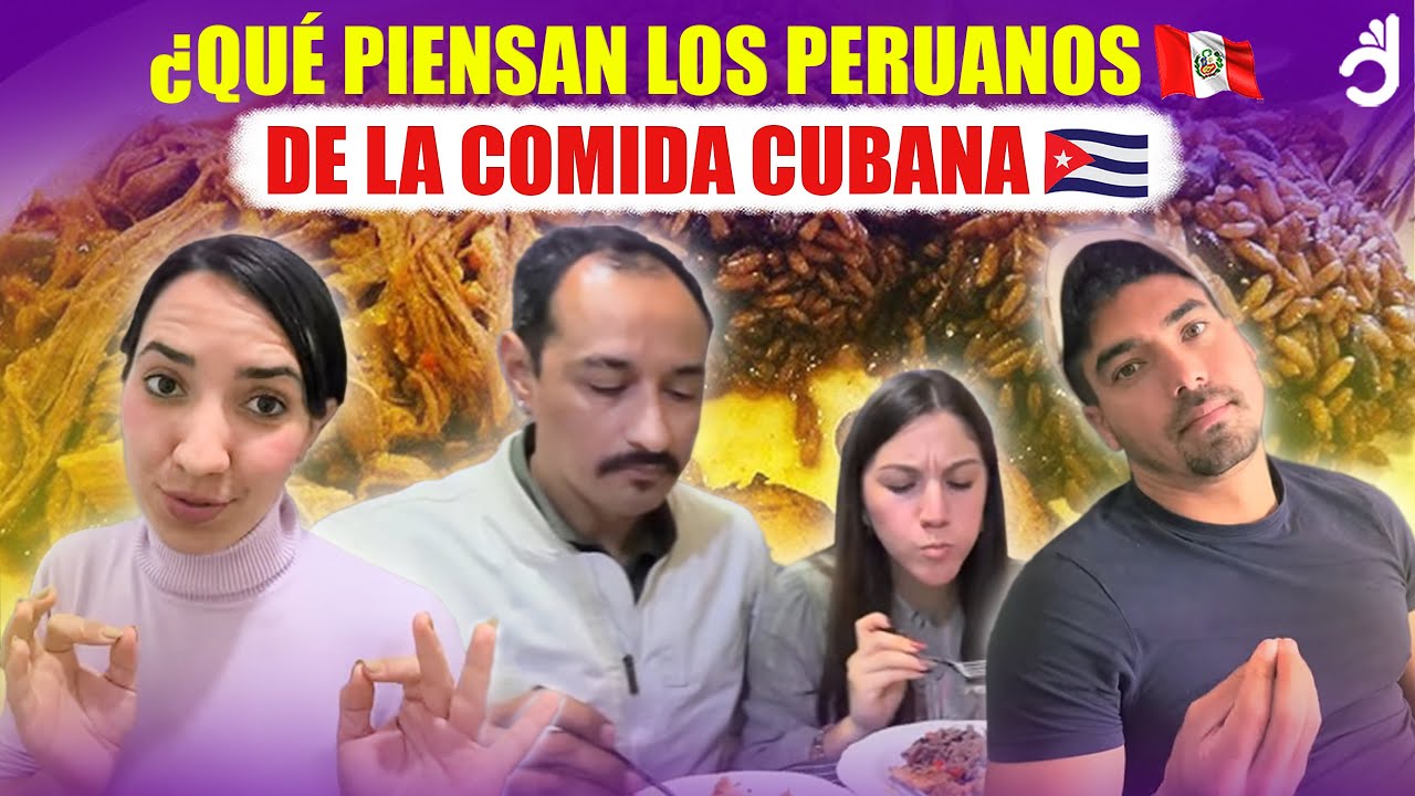 Así REACCIONAN los PERUANOS a nuestra comida CUBANA 🤯