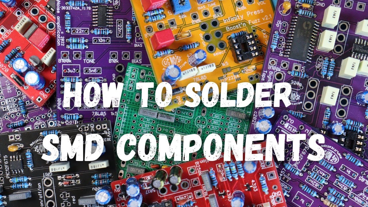 How To Solder SMD Components using the Spin FV-1 Chip
