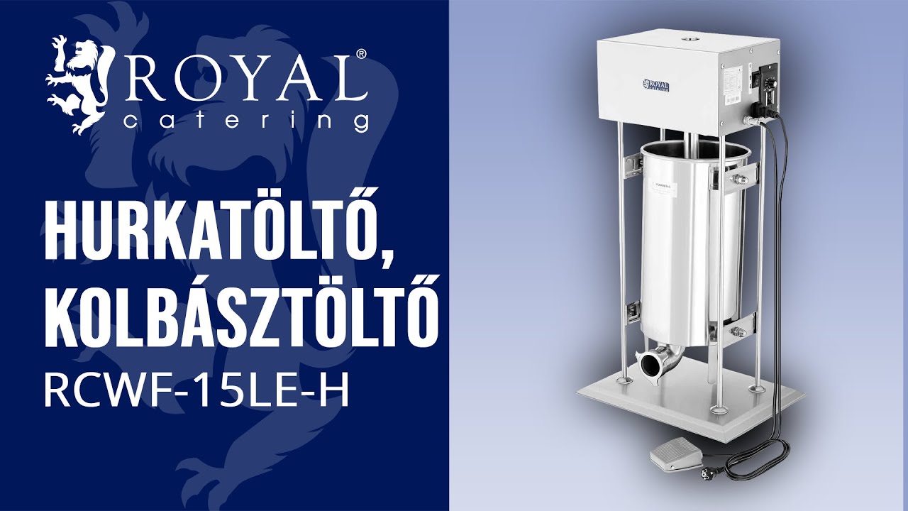 Rozsdamentes acél húsdaráló RCWF-15LE-H | Royal Catering | A termék bemutatása