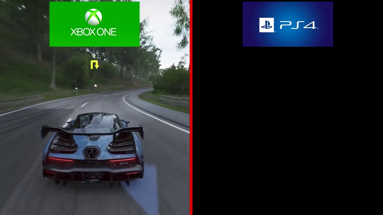 Forza Horizon 4 Graphics Comparison Xbox One vs  PS4