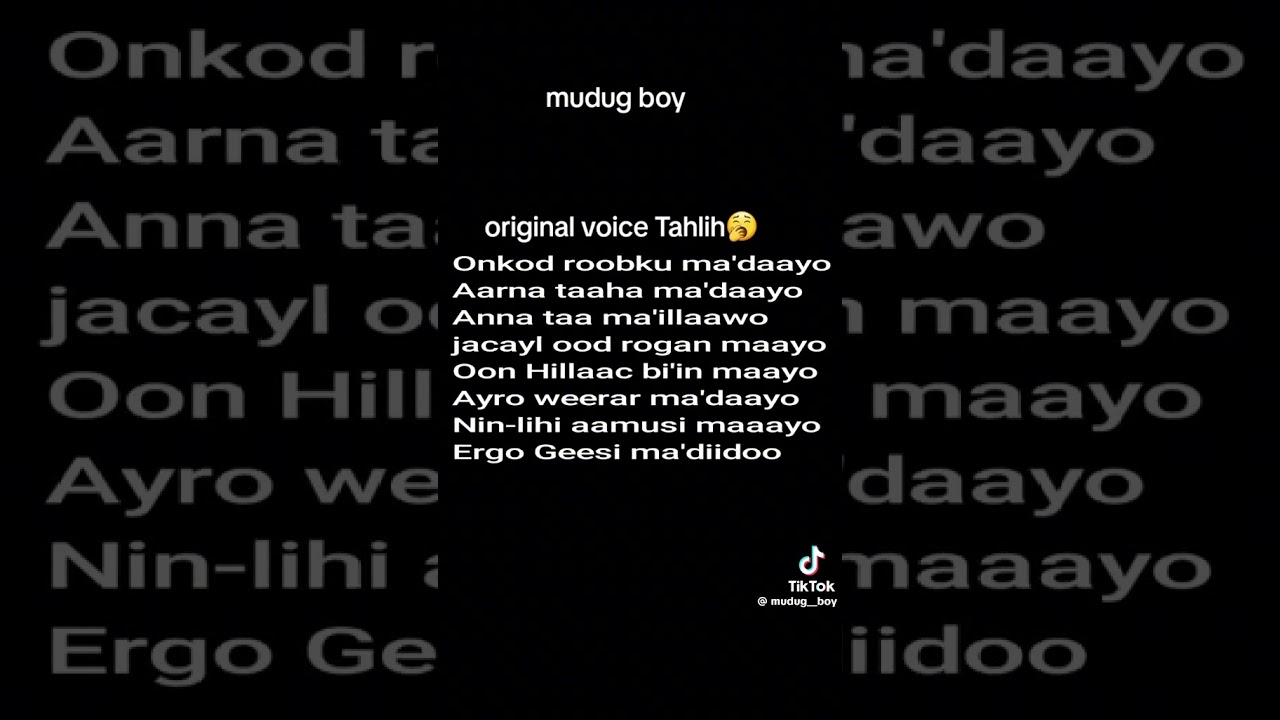 from Mudug boy