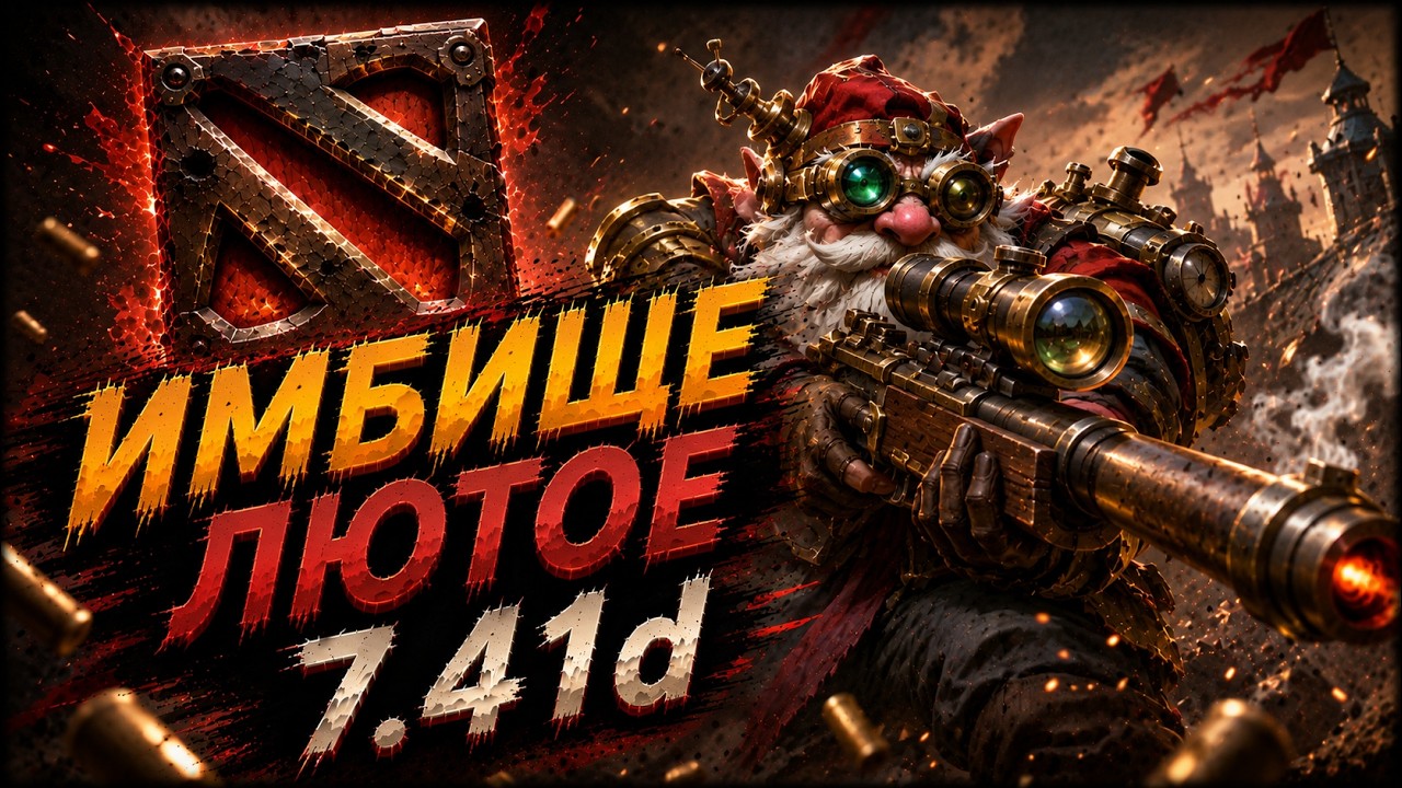 Имбище лютое Carry Sniper Turbo Dota 7.41d