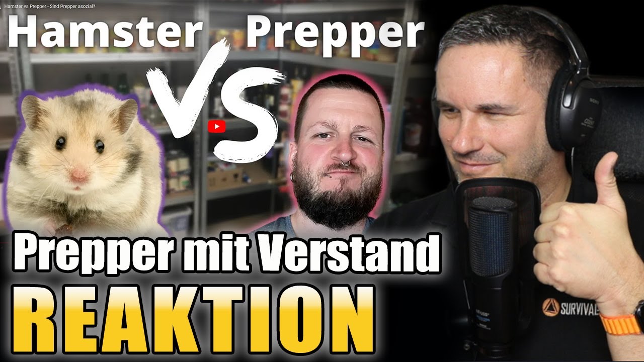 Hamster vs Prepper - Sind Prepper asozial ? - SURVIVAL-PRO reagiert auf "Prepper mit Verstand"
