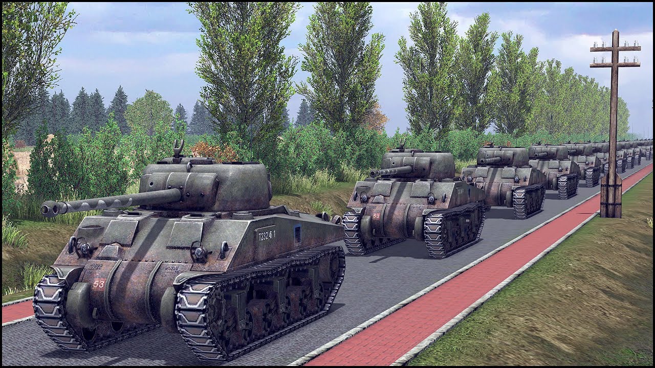 CAN THEY BEAT? 20 SHERMAN FIREFLY vs 10 TIGERS