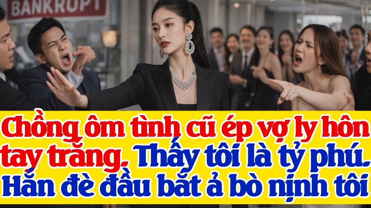 Chồng ôm tình cũ é p vợ ly hôn tay trắng. 5 năm sua thấy tôi là tỷ phú.Hắn b.ắ.t ả b.ò n.ịnh tôi