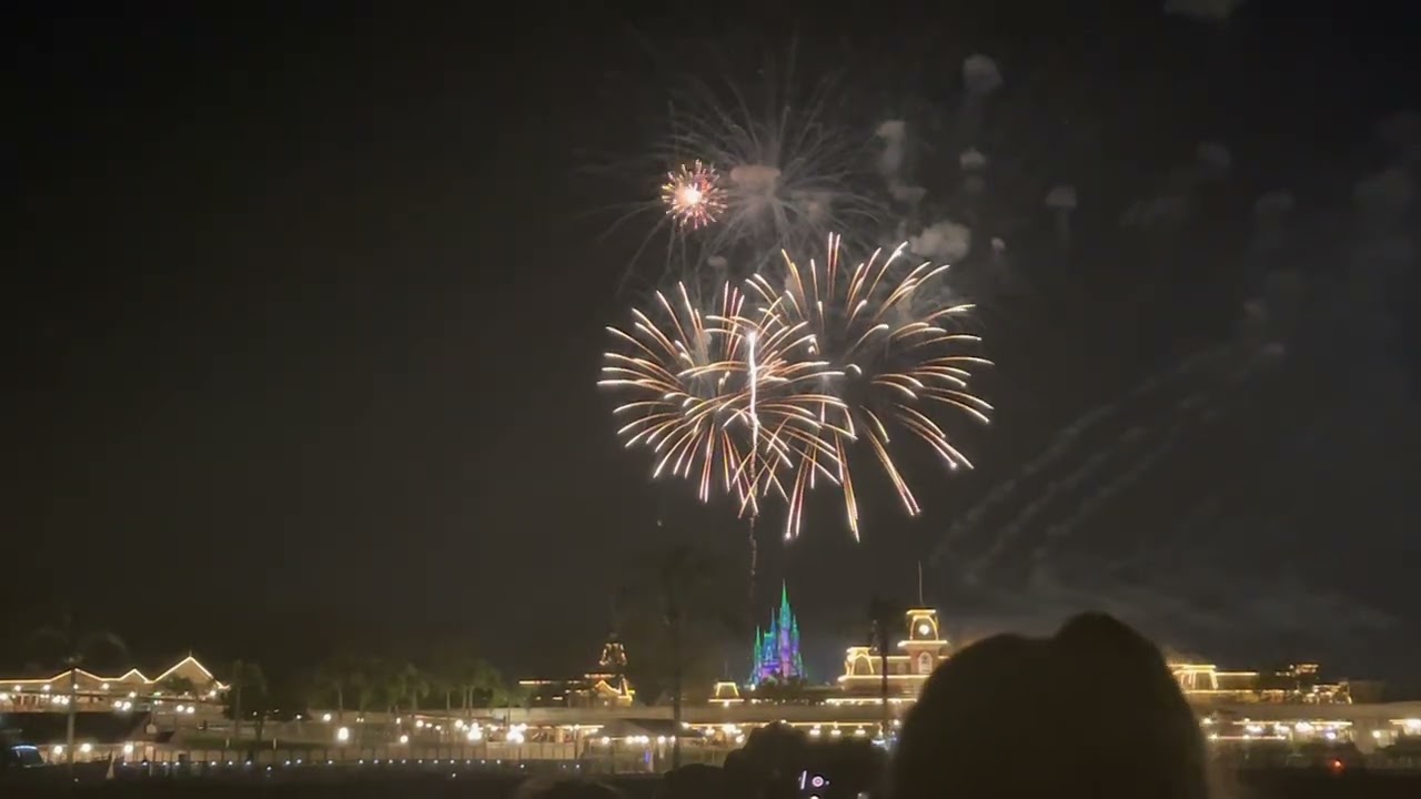 Disney Enchantment fireworks recorded on private fireworks cruise 11-28-22