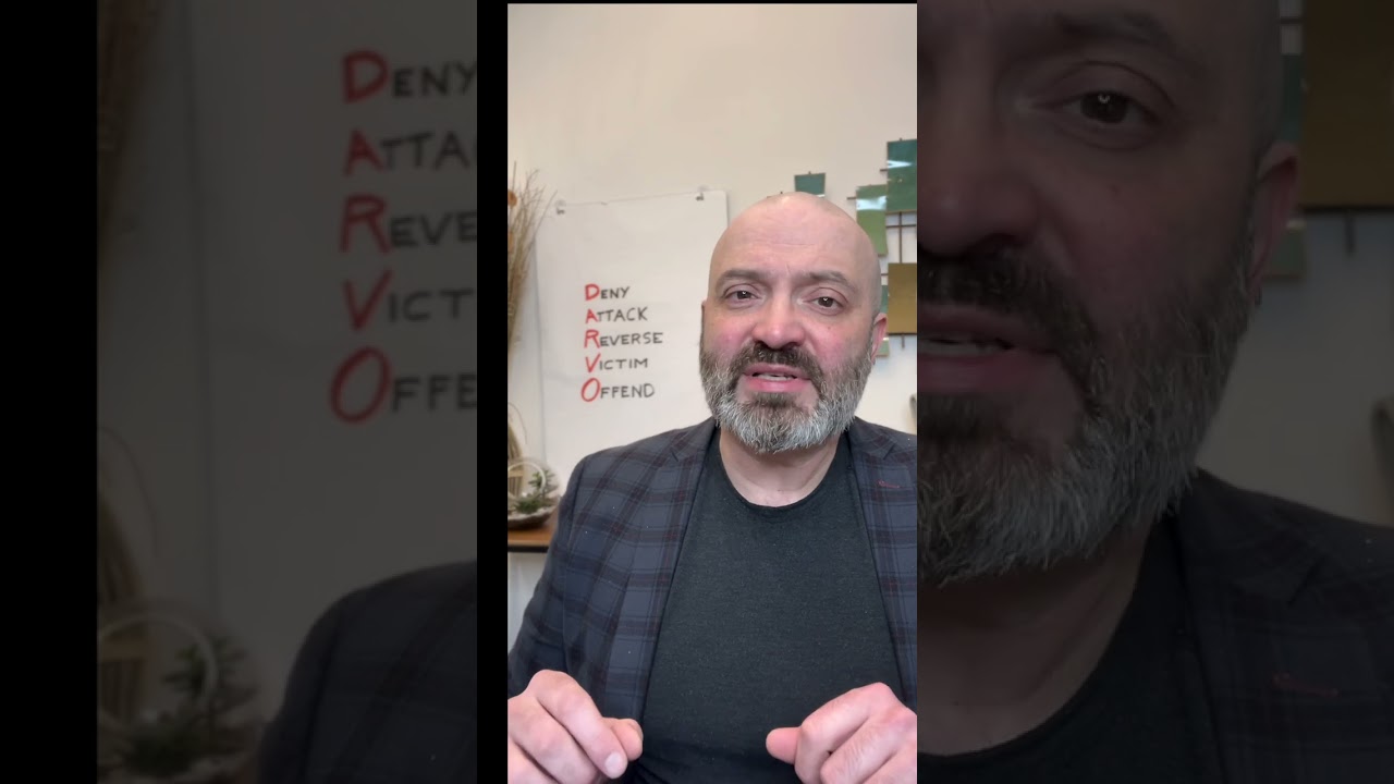 Recognize DARVO for what it is - a manipulation tactic