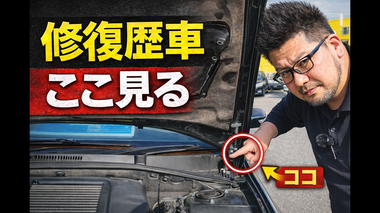 【知らないとヤバい】中古車の修復歴…素人でも見抜く方法を車屋が解説