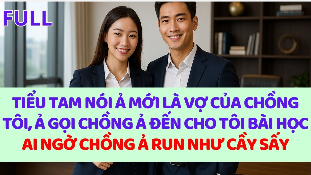 Tiểu tam nói ả mới là vợ của chồng tôi, gọi hắn đến cho tôi 1 bài học, ai ngờ hắn thấy tôi run bắn