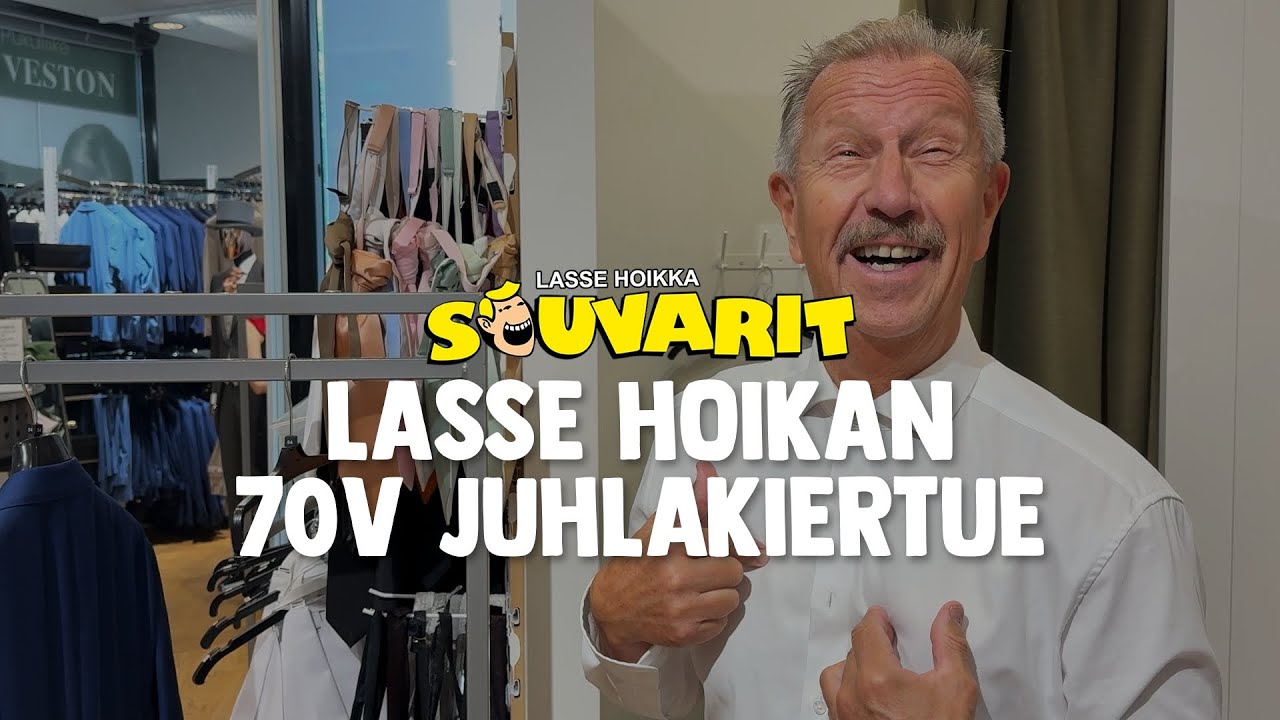 Lasse Hoikka valmistautuu hänen 70-vuotis juhlakiertueelle