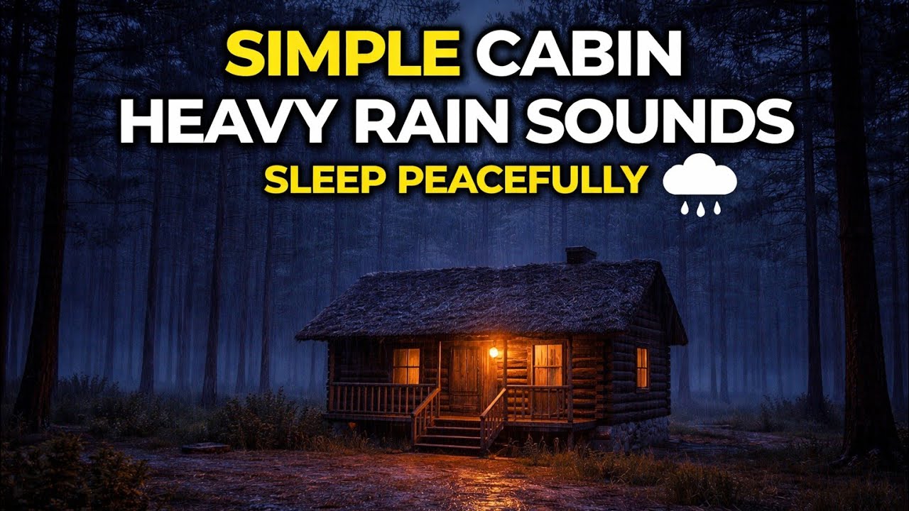 Powerful Rain and Thunder Sounds for Sleeping | Deep Sleep & Insomnia Relief 🌧️⛈️💤