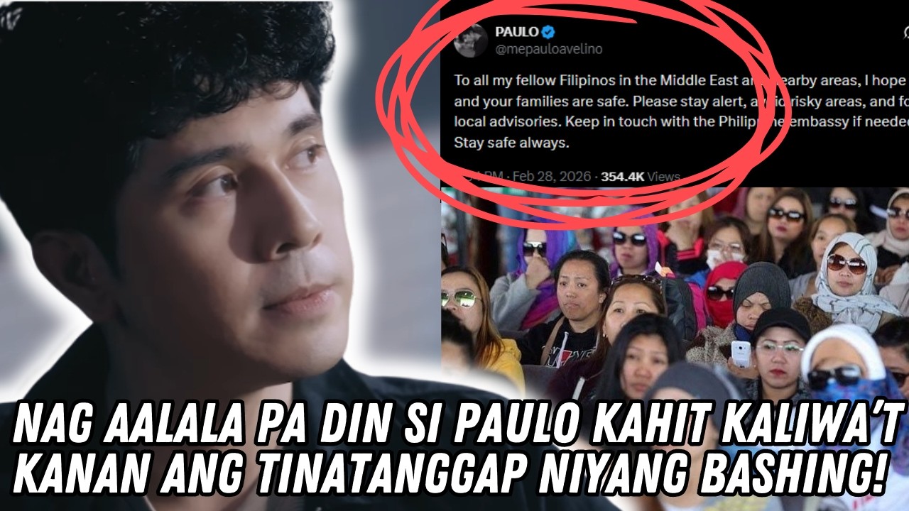 PAULO AVELINO TODO MALASAKIT  SA MGA KABABAYAN SA MIDDLE EAST KAHIT PATULOY ANG BASH NA TINATANGGAP!