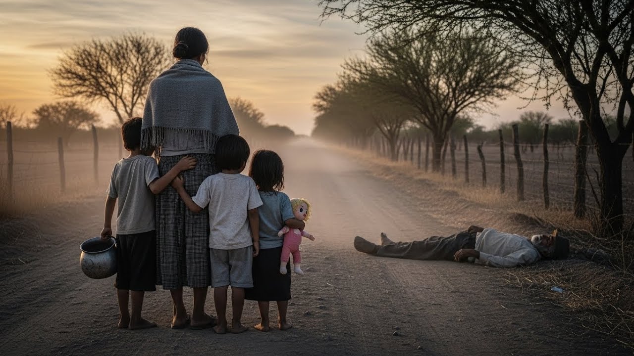 La pobre viuda y sus hijos ayudaron a un anciano en el camino, pero no sabían quién era en realidad.