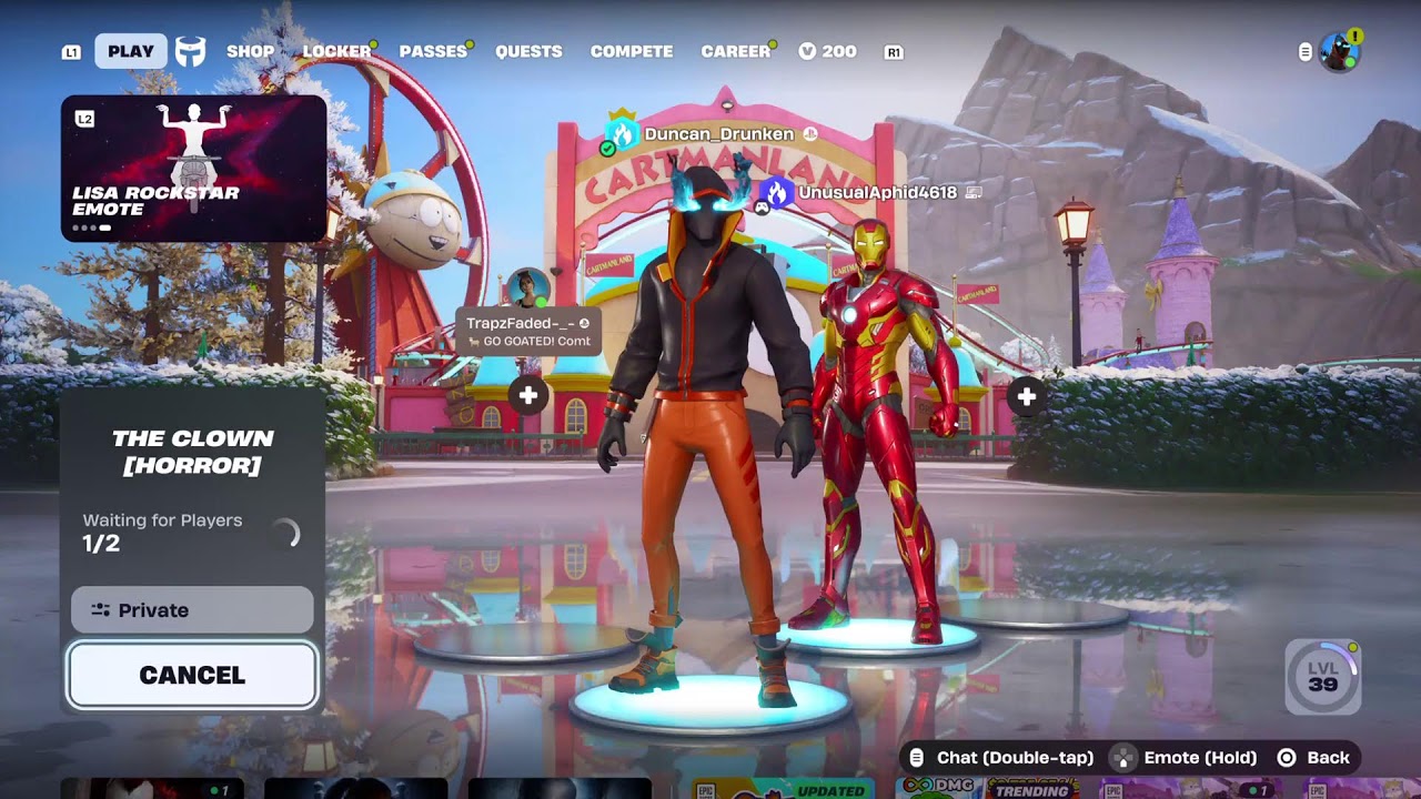Playing Horror Maps in Fortnite