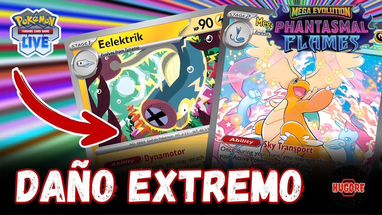 Este MAZO debilita TODO l Daño, carga y robo de cartas l Pokemon TCG Live