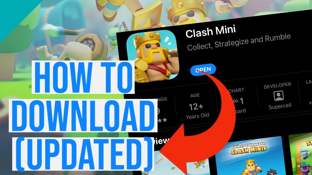 How to download Clash Mini (obviously outdated lol)