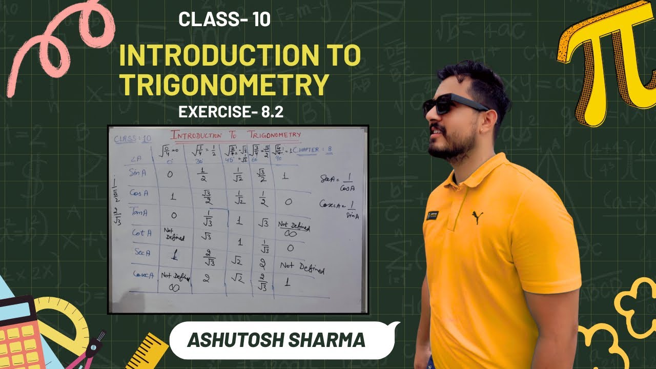 Class 10 Maths Chapter 8 Exercise 8.2 | Introduction to Trigonometry | Trigonometric Angles