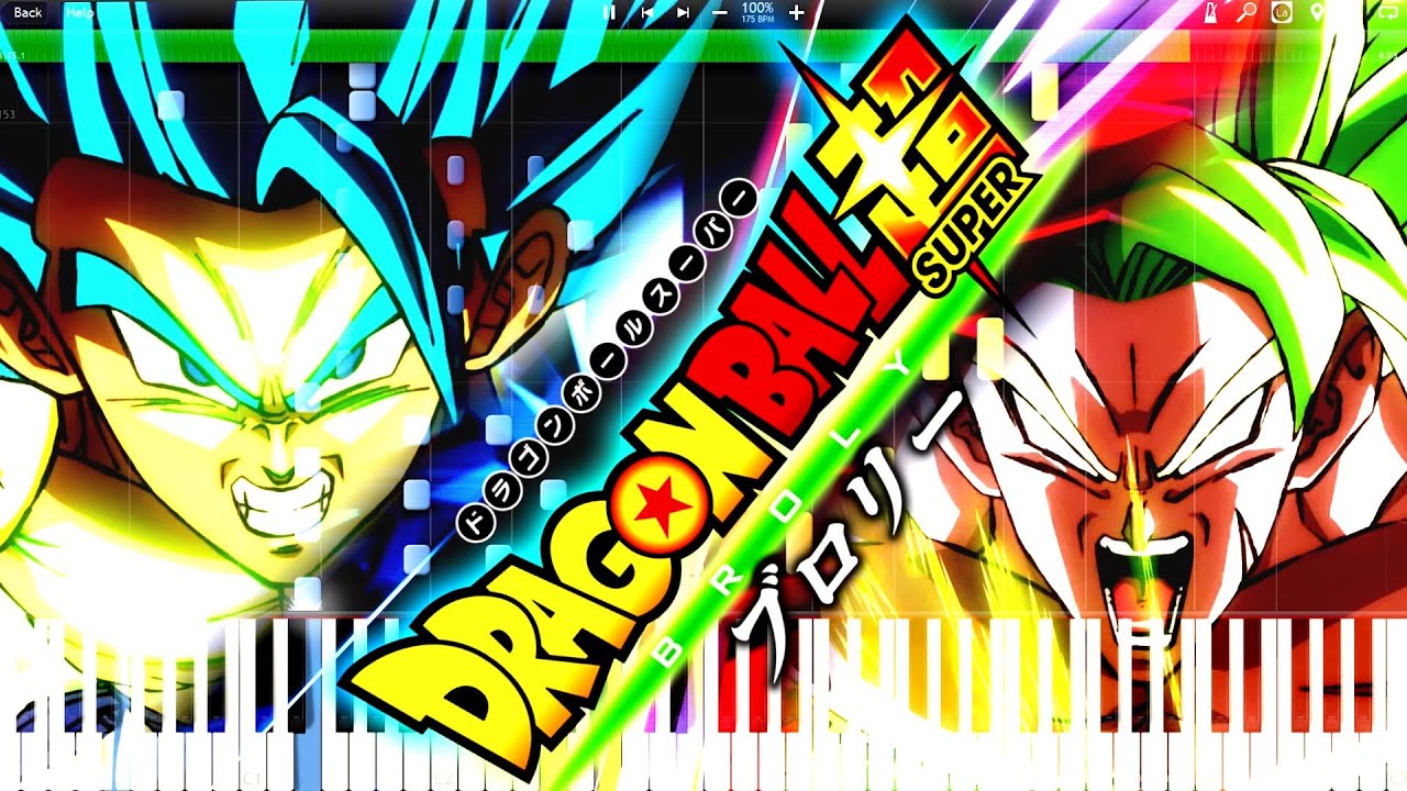 Dragon Ball Super Broly - Broly vs Gogeta | Piano Tutorial