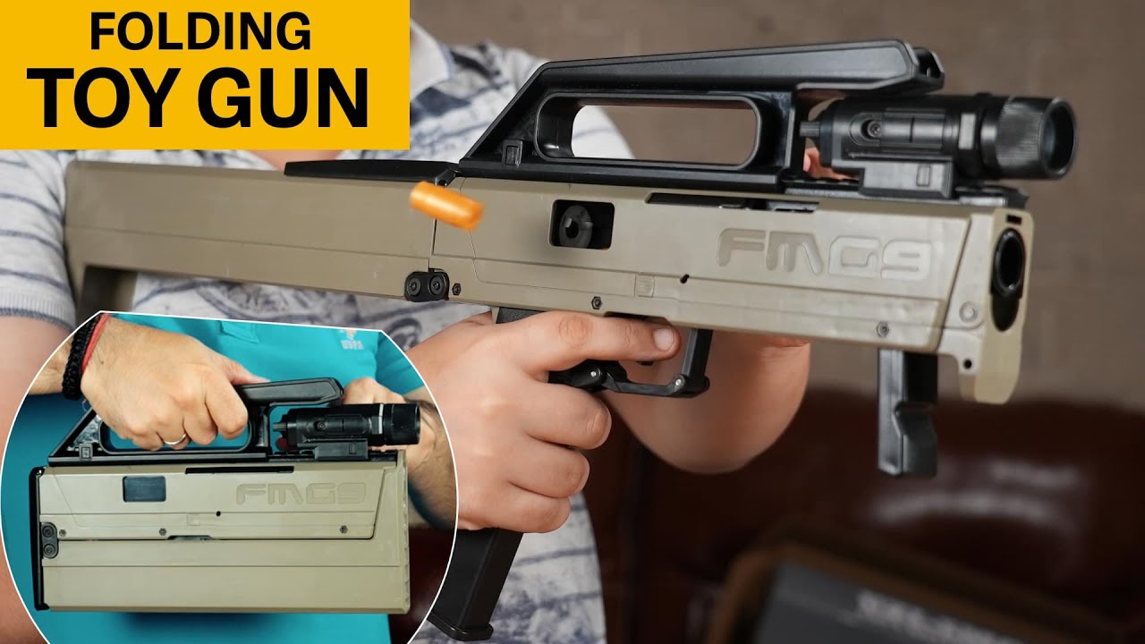 Gifts for Boys - G.FIDEL FMG9 EVA Soft Foam Shell Ejection Gun Toy Blaster