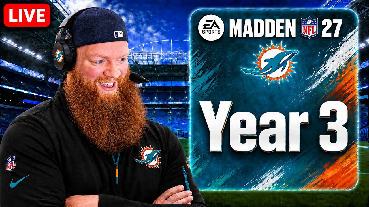 DOLPHINS FRANCHISE! YEAR 3 BEGINS! ITS TIME TO WIN