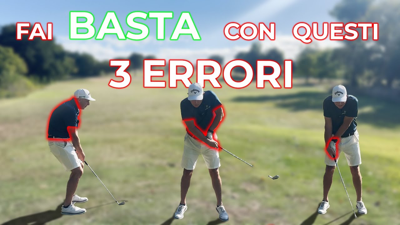 Questi 3 ERRORI stanno MASSACRANDO il tuo SWING!