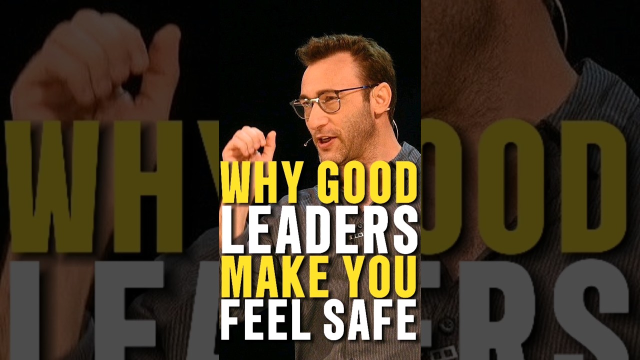 Why good leaders make you feel safe | Simon Sinek #inspiration #feedshorts #motivational #speech