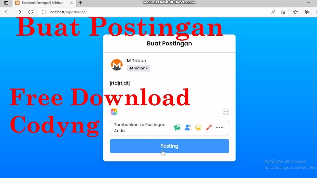 Create Post Clone CSS HTML