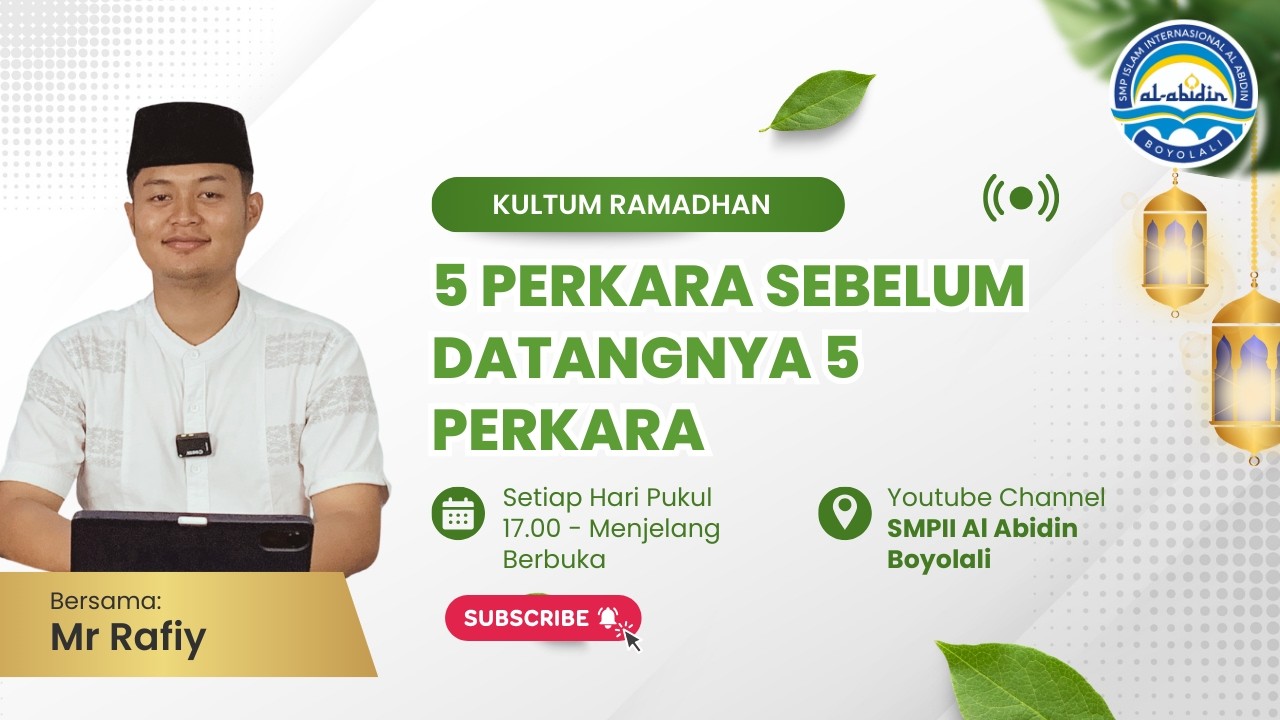 Episode 5 | 5 perkara sebelum datangnya 5 perkara oleh Mr Rafi