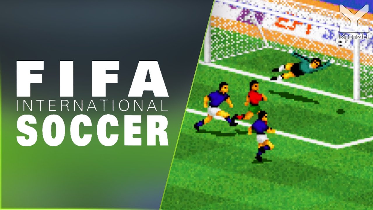 FIFA International Soccer (1993) MS-DOS - Portugal Vs France