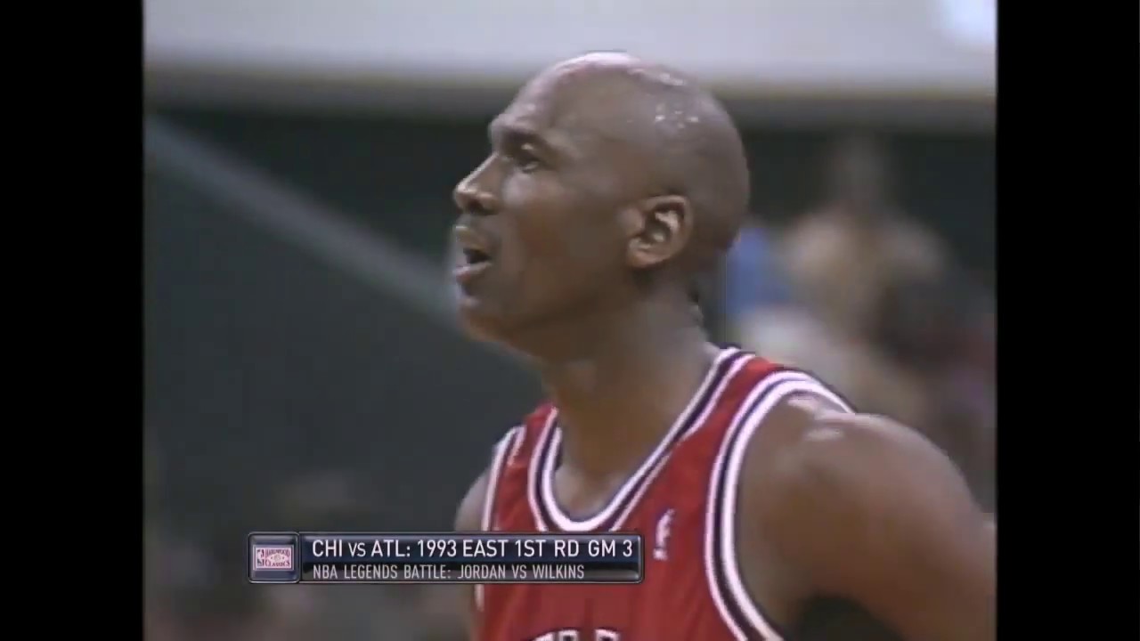 Michael Jordan full highlights 1993 R1 G3 at Hawks - 39 pts [HQ]