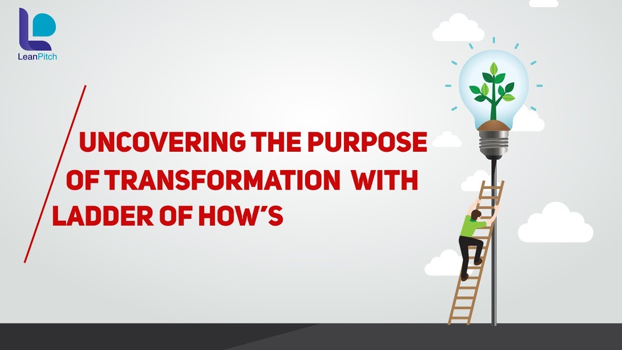 Ladder Of How's: Uncovering the purpose of Transformation | Leanpitch