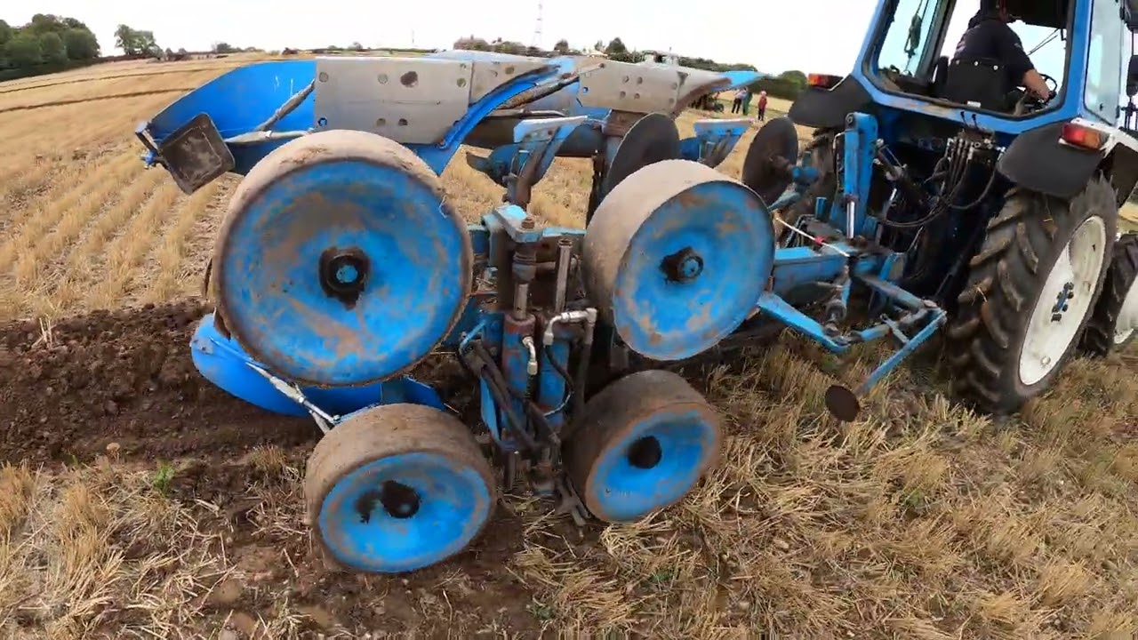 1991 Ford 6410 iii 4.4 Litre 4-Cyl Diesel Tractor (80HP) Lemken Burton District Ploughing Match 2025