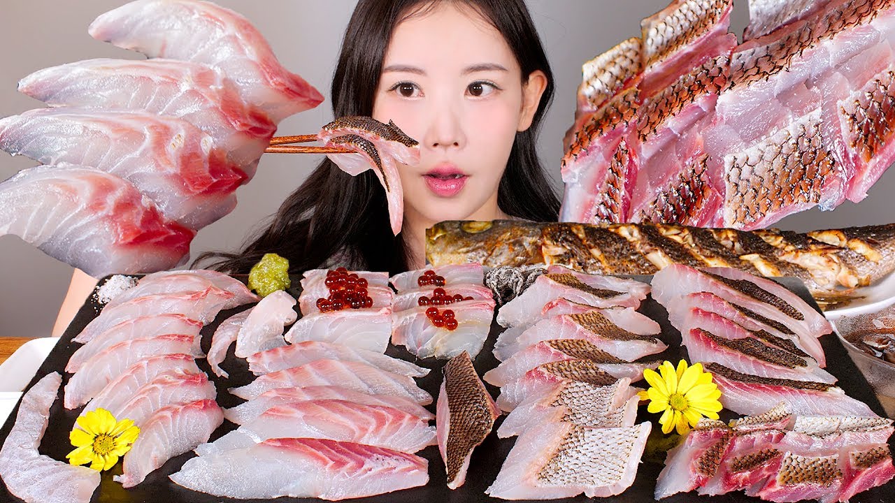 벤츠보단.. 난 벤자리🐟 제주토속어종 벤자리회, 구이 먹방 Raw Spangled Emperor & Grilled Spangled Emperor mukbang korean food