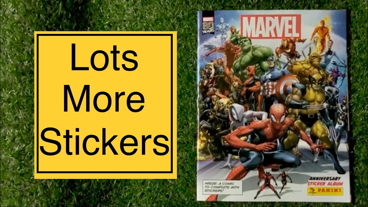 Panini Marvel 80 Years Anniversary Stickers - Lots more Stickers lets stick Them In