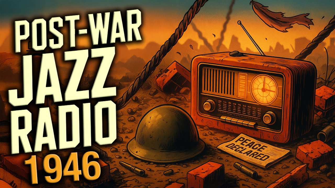 Post WWII Jazz Radio – 2 Hours of 1946 Swing & Peaceful Tunes
